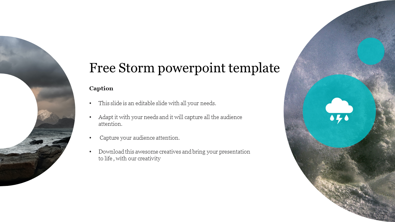 Free Storm powerpoint template 